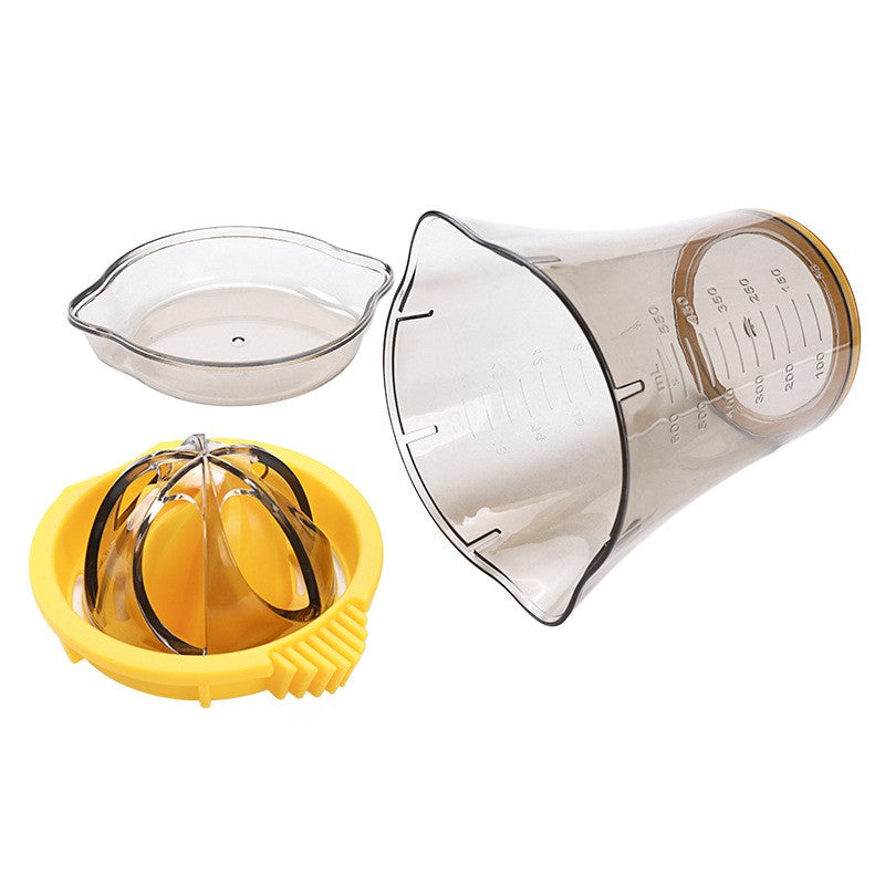 Storcator manual citricie Flippy, cu recipient de 600 ml, 15x8.5x13.5 cm, material ABS, Transparent-5
