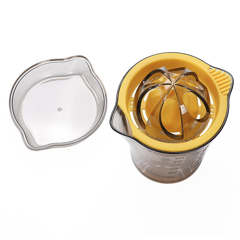 Storcator manual citricie Flippy, cu recipient de 600 ml, 15x8.5x13.5 cm, material ABS, Transparent-8