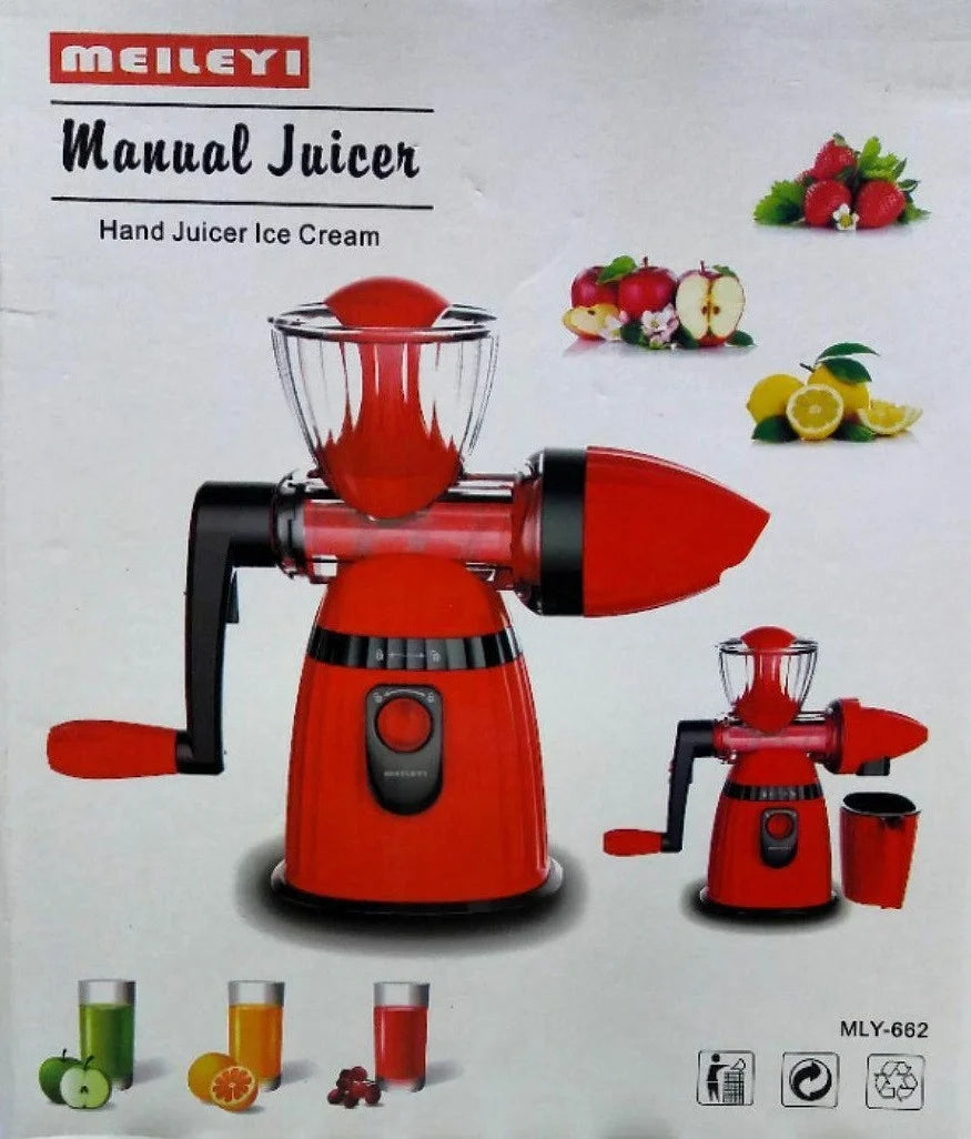 Storcator manual de fructe si legume prin presare la rece, Meileyi, Rosu