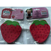 Suport pentru Pahar, Flippy, Model Capsuna, PVC, Dimensiuni 10x12 cm, Rosu-0