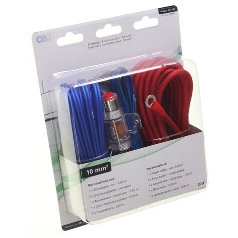 Kit cabluri pentru instalare amplificator auto, grosime 10mm²-0