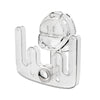Suport pentru Incaltamintea de Casa, Flippy, fara Perforare, Montare pe Perete, Prindere Adeziva, 11.6x11x4.8cm, Transparent-0