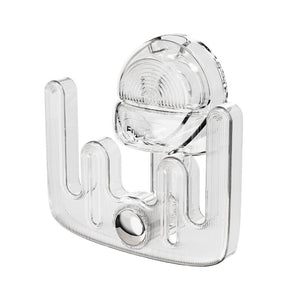 Suport pentru Incaltamintea de Casa, Flippy, fara Perforare, Montare pe Perete, Prindere Adeziva, 11.6x11x4.8cm, Transparent-0
