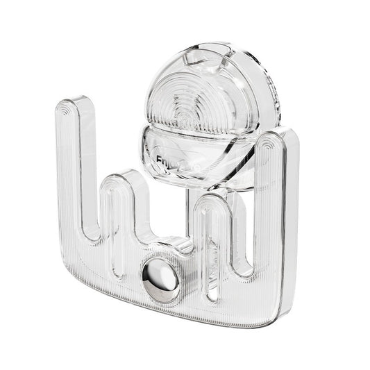 Suport pentru Incaltamintea de Casa, Flippy, fara Perforare, Montare pe Perete, Prindere Adeziva, 11.6x11x4.8cm, Transparent-0