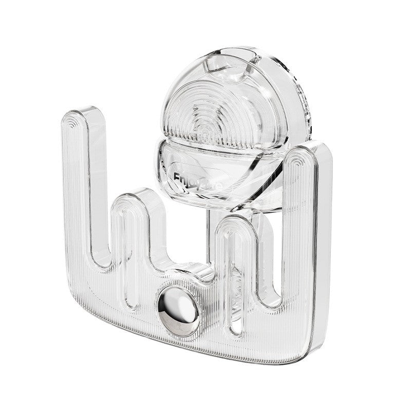 Suport pentru Incaltamintea de Casa, Flippy, fara Perforare, Montare pe Perete, Prindere Adeziva, 11.6x11x4.8cm, Transparent-0
