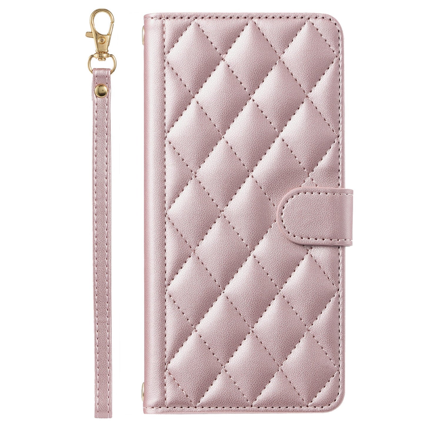 Husa de Protectie Tip Carte, Flippy, pentru Apple iPhone 15 Plus, Model cu Suport si Capsa, Antisoc, Rezistenta la Impact, Protectie Camera, Roz-0