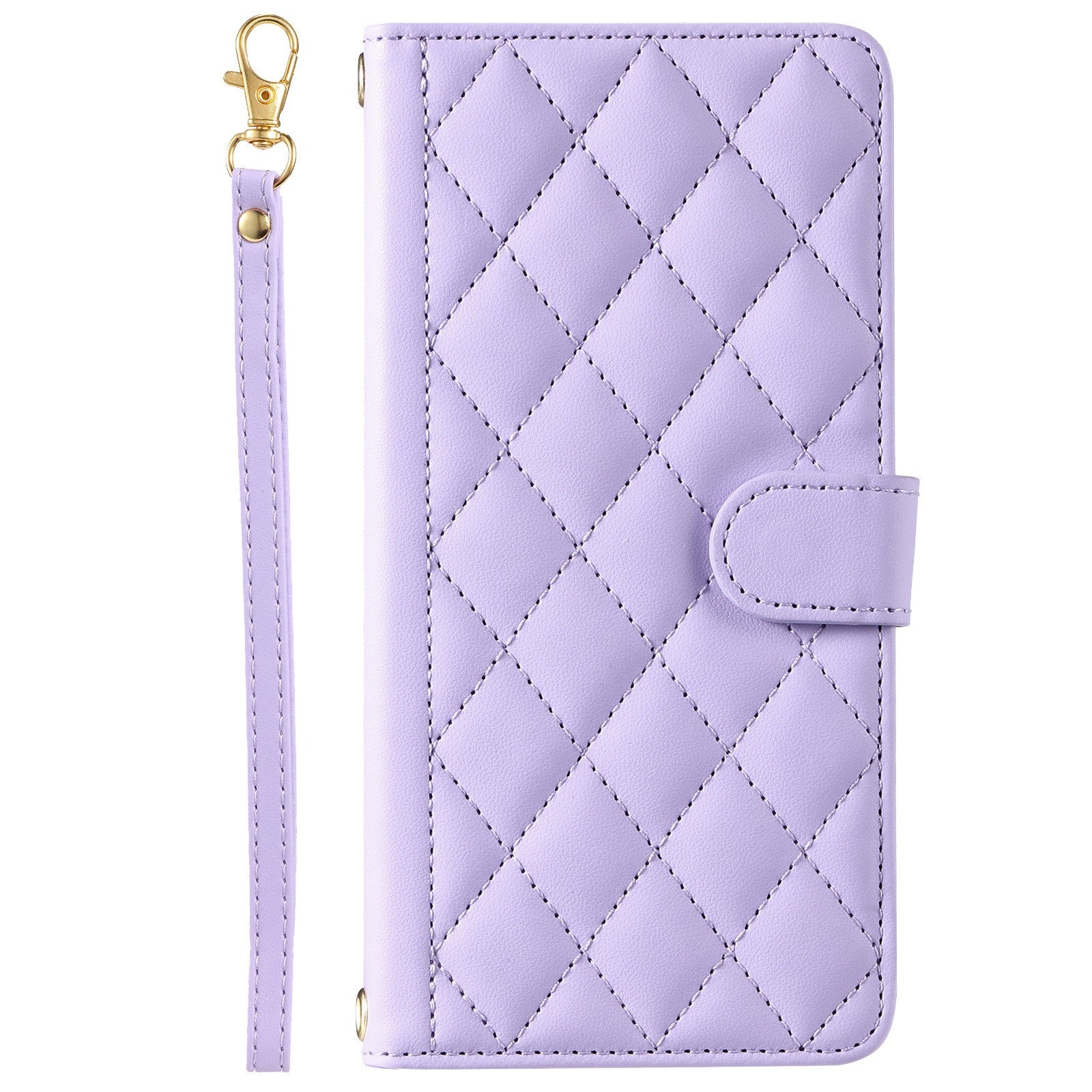 Husa de Protectie Tip Carte, Flippy, pentru Apple iPhone 15, Model cu Suport si Capsa, Antisoc, Rezistenta la Impact, Protectie Camera, Mov-0