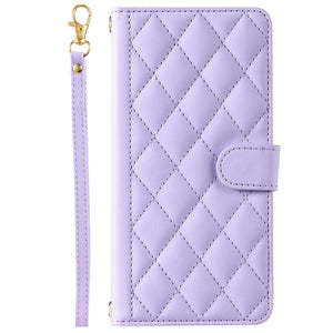 Husa de Protectie Tip Carte, Flippy, pentru Apple iPhone 15, Model cu Suport si Capsa, Antisoc, Rezistenta la Impact, Protectie Camera, Mov-0