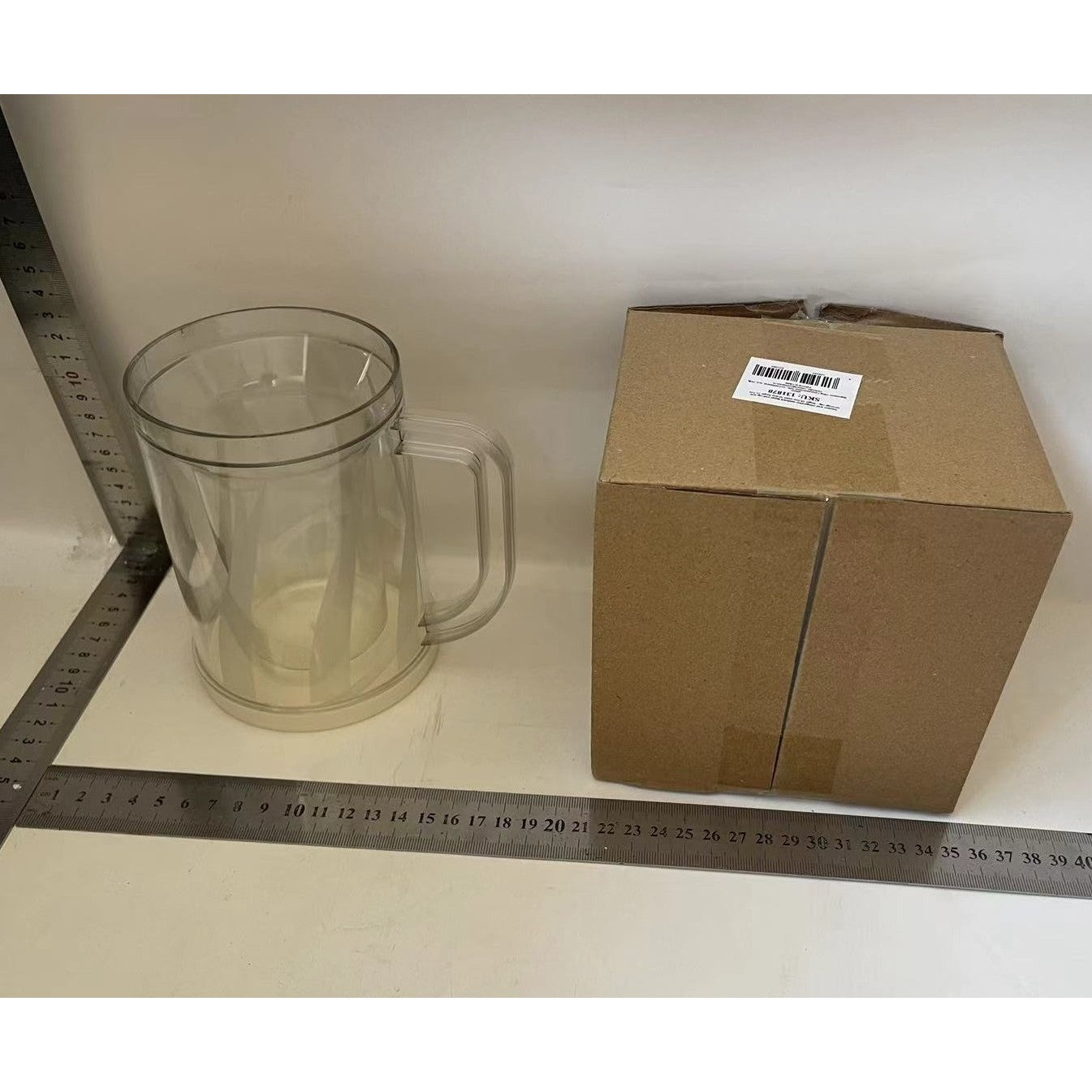 Cana Frigorifica cu Gheata, Flippy, 14.2 x 10.4 x 14.7 cm, Plastic, 800 ml, Transparent-1