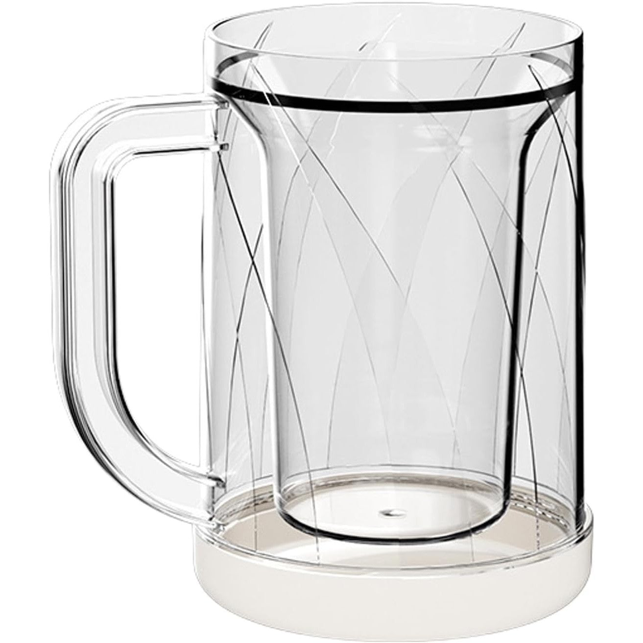 Cana Frigorifica cu Gheata, Flippy, 14.2 x 10.4 x 14.7 cm, Plastic, 800 ml, Transparent-6