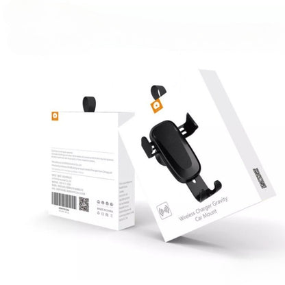 Suport auto cu incarcare wireless (inductie), Fast Charge WUW W2 negru-1