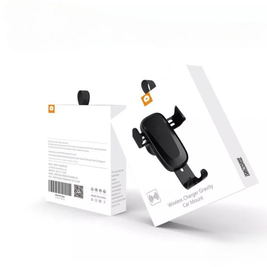 Suport auto cu incarcare wireless (inductie), Fast Charge WUW W2 negru-1