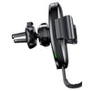 Suport auto cu incarcare wireless (inductie), Fast Charge WUW W2 negru-0