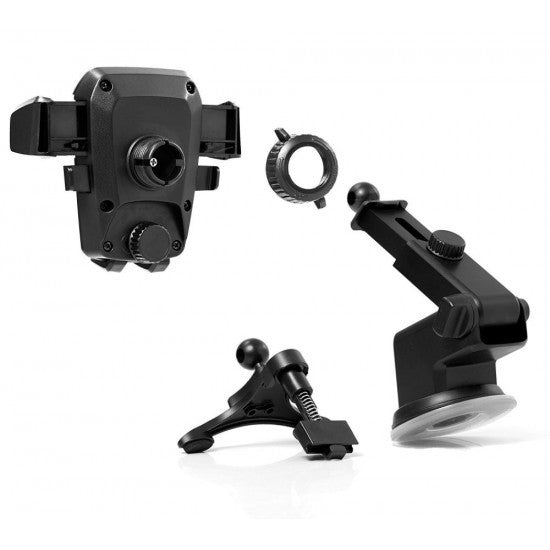 Suport auto Flippy 3rd pentru telefon, Negru-0