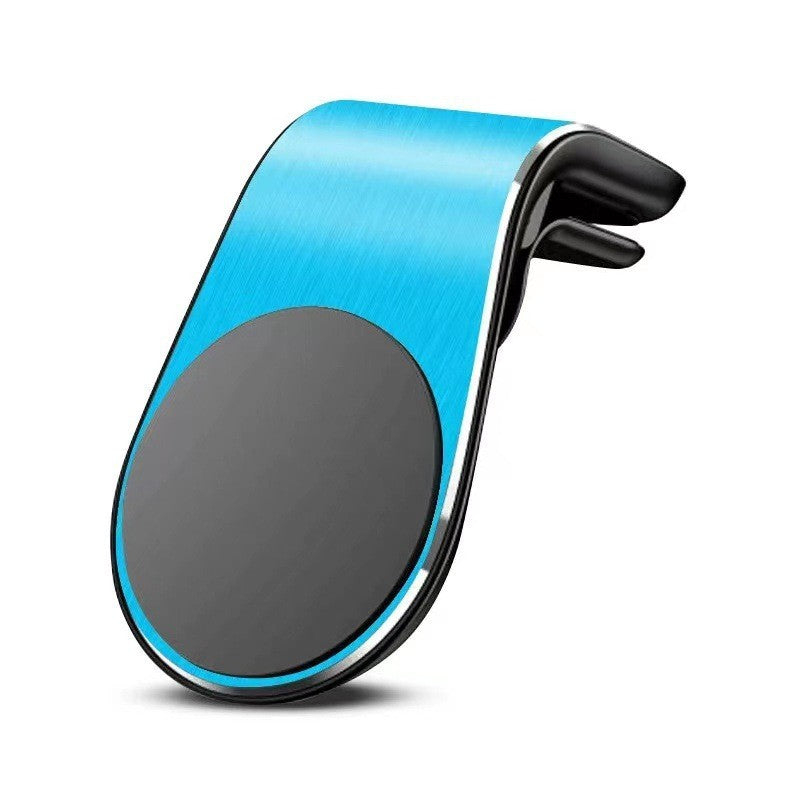 Suport de Telefon, Flippy, pentru Ventilatie, din ABS si Magnet, 3.8 x 3.7 x 6.2 cm, Universala, Albastru-0