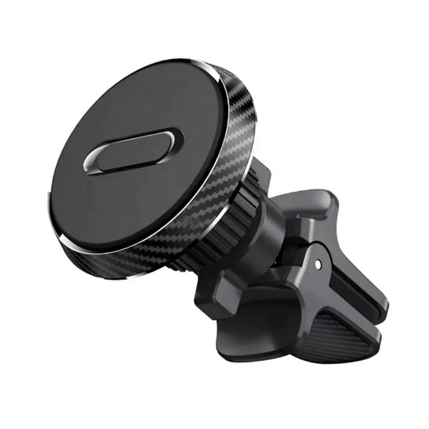 Suport Auto Magnetic Flippy 360 grade cu prindere de grila de aerisire, 50 mm, Ajustabil, 4 Magneti  incorporati, Negru-0