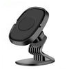 Suport Auto Magnetic Flippy 360 grade cu adeziv, 53 mm, Holder JS - 668, compatibil cu dispozitive intre 4" - 7", Ajustabil, 6 Magneti Neodymium  incorporati, Negru-0