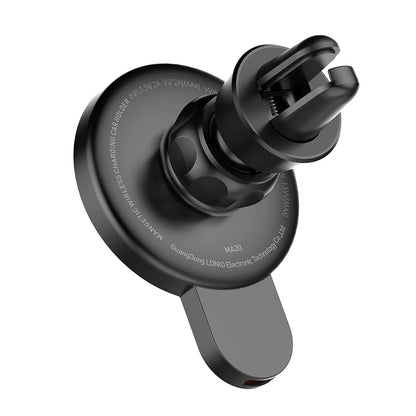 Suport auto MagSafe cu incarcare wireless 15W, Flippy, pentru seria iPhone 12, seria iPhone 13 si seria iPhone 14, Negru-5