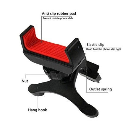 Suport auto pentru telefon BK017- Flippy, Negru-1