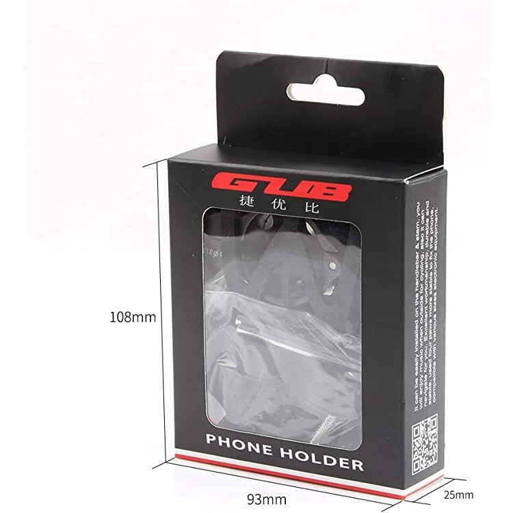 Suport de telefon pentru bicicleta/motocicleta/scuter/trotineta, GUB G-85SL Negru-5