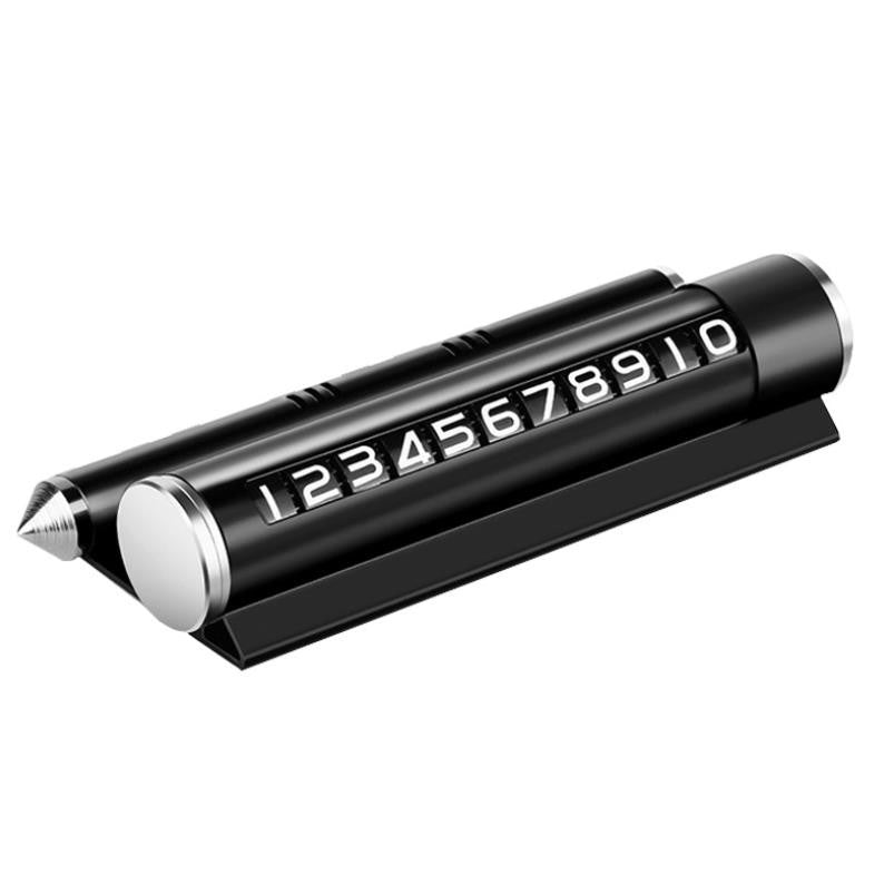 Suport numar de telefon cu odorizant Flippy pentru parcare Negru-0