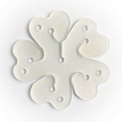 Suport pentru baloane care formeaza o floare, cu un singur strat, pentru 6 baloane, 6x6cm- 2.7g-0