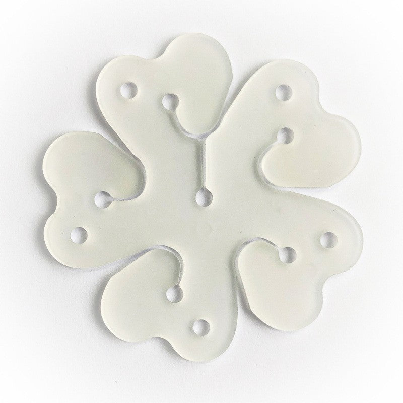 Suport pentru baloane care formeaza o floare, cu un singur strat, pentru 6 baloane, 6x6cm- 2.7g-0
