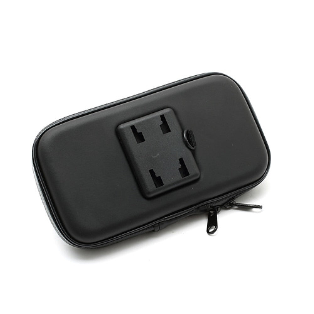 Suport husa telefon mobil Flippy pentru bicicleta si motocicleta, rezistent apa si socuri, touchscreen, 360 rotativ, negru, 4.8 - 5.4 inch-4