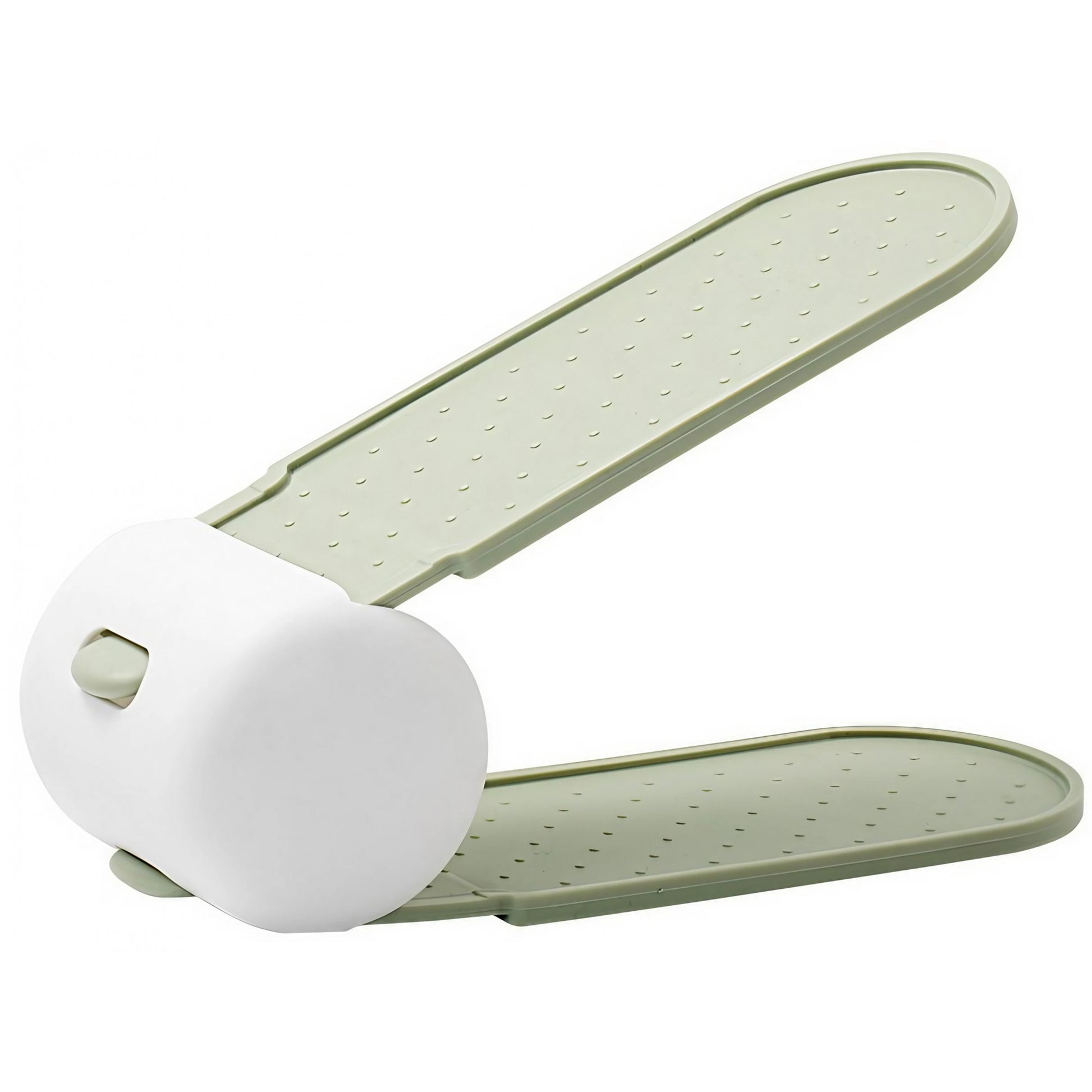 Suport pentru Pantofi, Flippy, cu Două Straturi, Organizator, Antiderapant și Durabil, Inălțime Reglabilă, 28x18x11 cm, Verde, 150 g-0