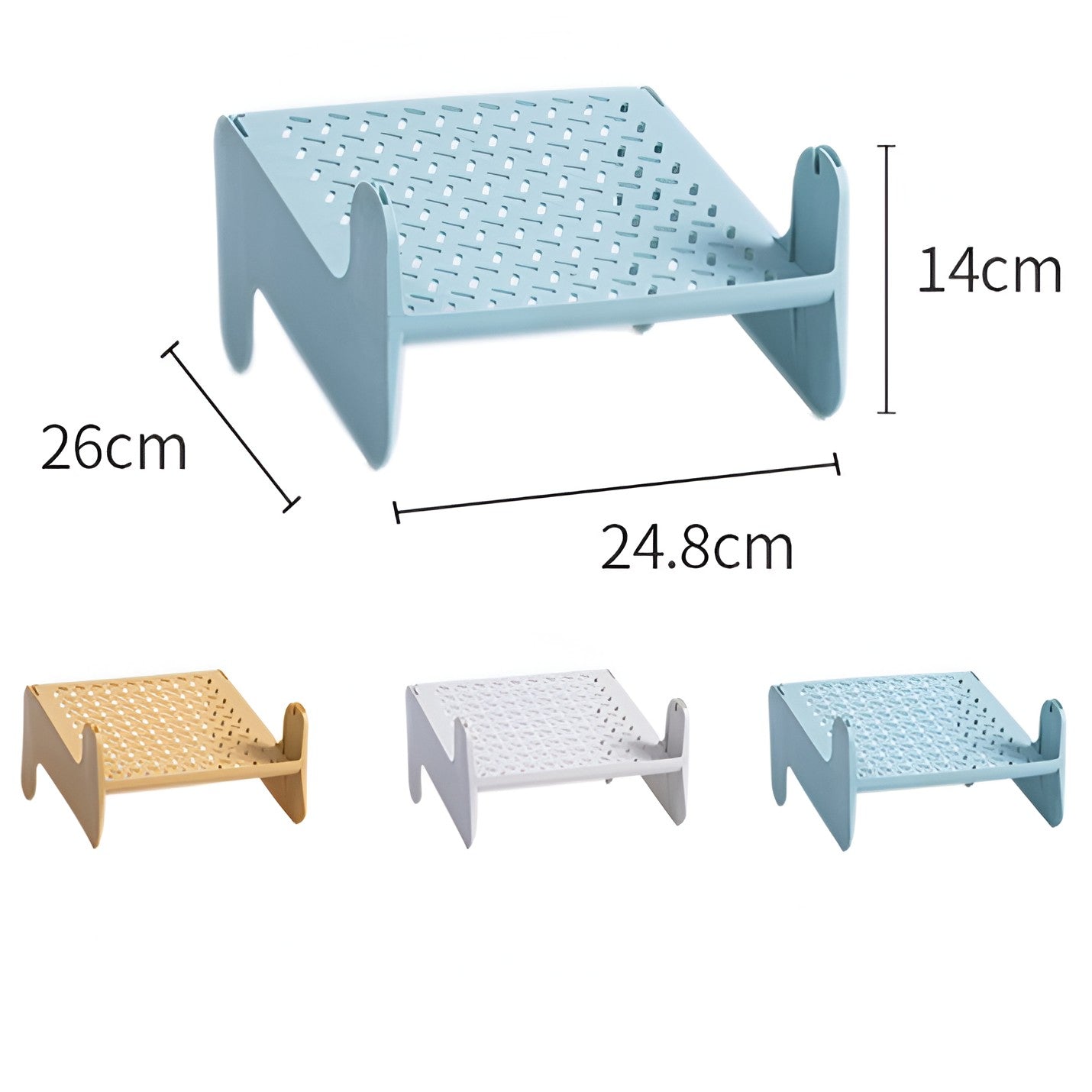 Suport pentru Pantofi, Flippy, cu Doua Straturi, Organizator, Antiderapant și Durabil, 26x24.8x16 cm, Alb-9