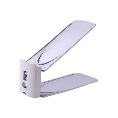 Suport pentru Pantofi, Flippy, din Plastic, Reglabil, 2 Niveluri, 27 x 10 x 20 cm, Alb-2