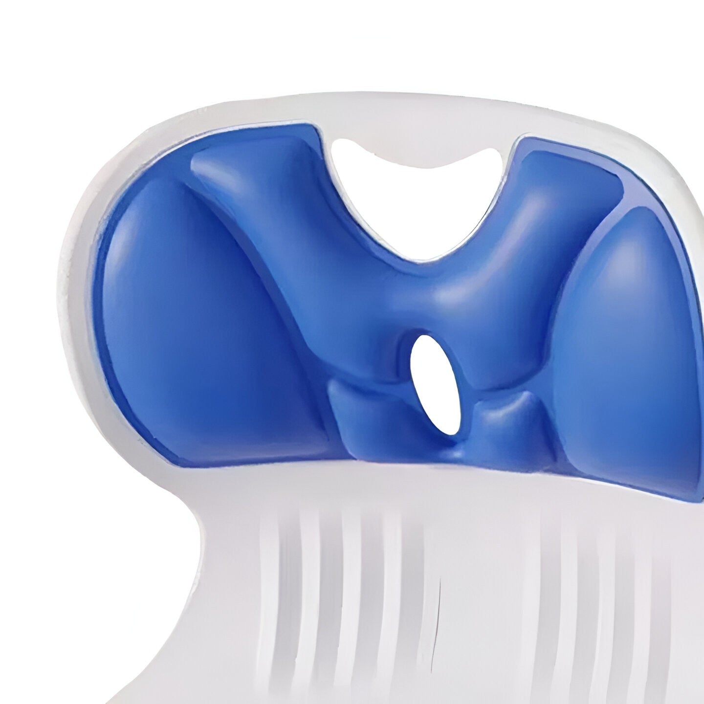 Suport pentru Scaun, Flippy, pentru Corectarea Posturii, Portabil, Ergonomic, Ameliorare Durere, Respirabil, 32x29x28 cm, Marime S, Albastru-6