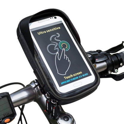 Suport de bicicleta Flippy Wheel UP  pentru telefoane cu ecran tactil =< 6.0 inch impermeabil, negru-4