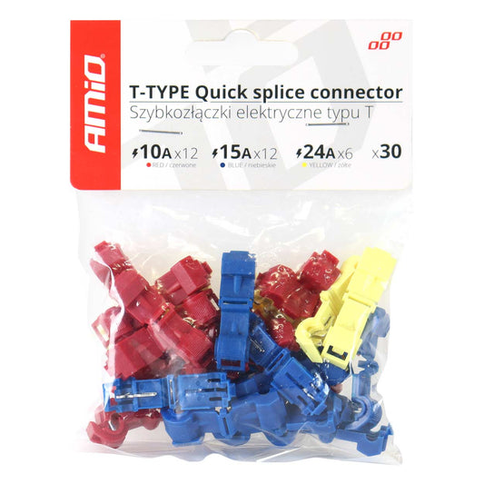 Cuplaje electrice pentru imbinari rapide de tip T,  mix cutie de 30 buc-0