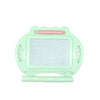 Tabla Magnetica pentru desen Flippy, Pix, forma dreptunghi, dimensiuni 23x17 cm, Dezvolta Creativitatea, cu picioare suport, Verde-0