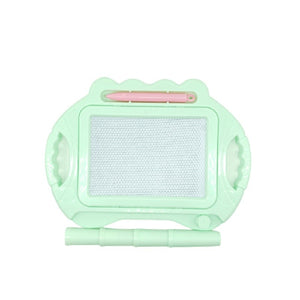 Tabla Magnetica pentru desen Flippy, Pix, forma dreptunghi, dimensiuni 23x17 cm, Dezvolta Creativitatea, cu picioare suport, Verde-0