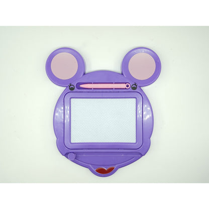 Tabla Magnetica pentru desen Flippy, Pix, forma Soricel, dimensiuni 23x26.5 cm, Dezvolta Creativitatea, Mov-3