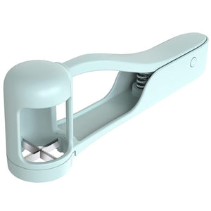 Taietor de Struguri Manual, Flippy, Usor de Curatat si Folosit, Plastic si Otel, Albastru Deschis, 16.5x5.5 cm-0