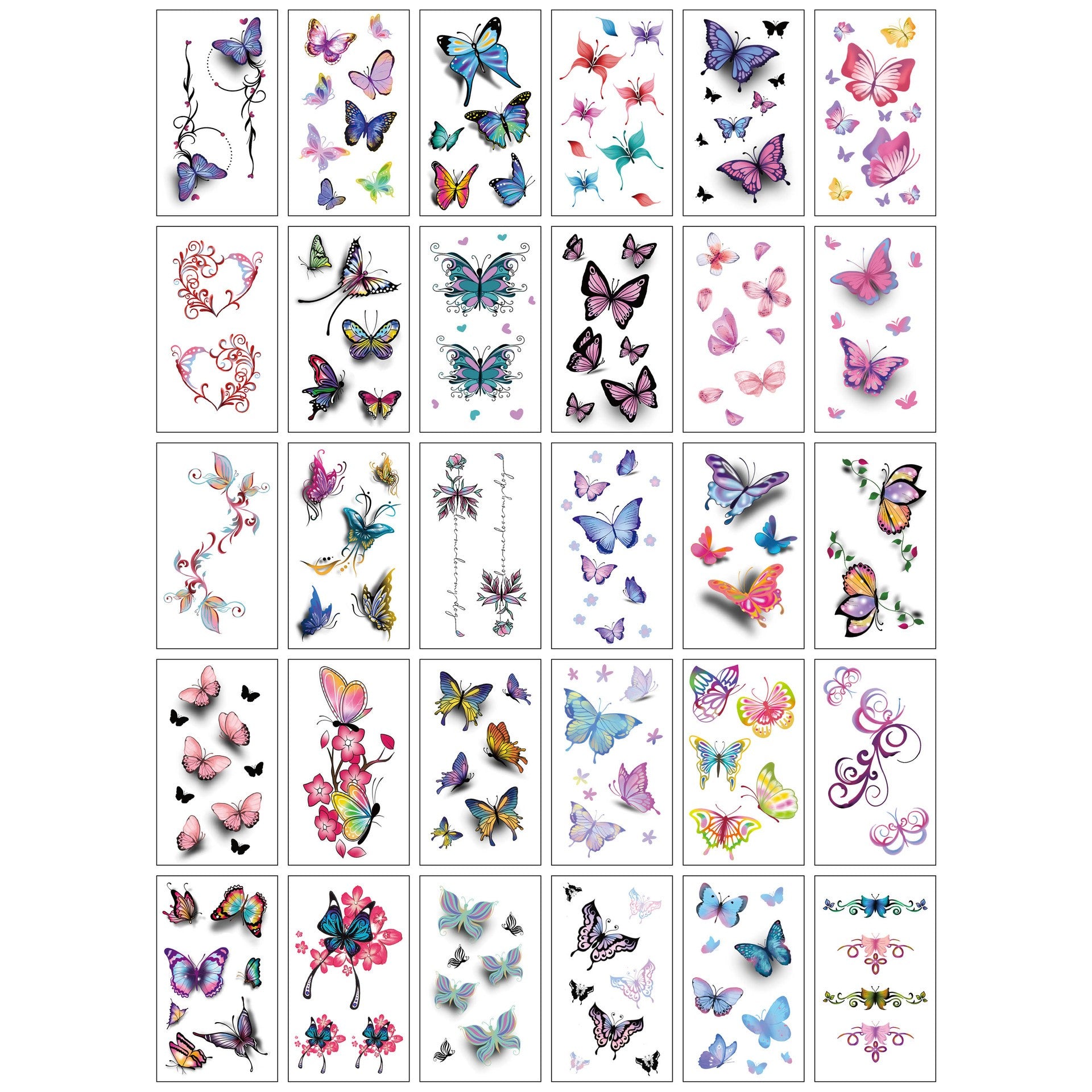 Set 30 tatuaje cu apa diverse modele-0