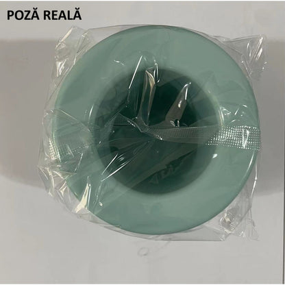 Tava de Gheata din Silicon cu Capac, Flippy, Forma de Gheata pentru Racirea Bauturilor, in Forma de Frapiera, Silicon fara BPA, Cuburi de Gheata, 9x8.5x8 cm, Albastru-9
