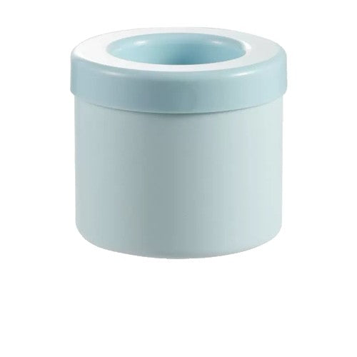Tava de Gheata din Silicon cu Capac, Flippy, Forma de Gheata pentru Racirea Bauturilor, in Forma de Frapiera, Silicon fara BPA, Cuburi de Gheata, 9x8.5x8 cm, Albastru-0