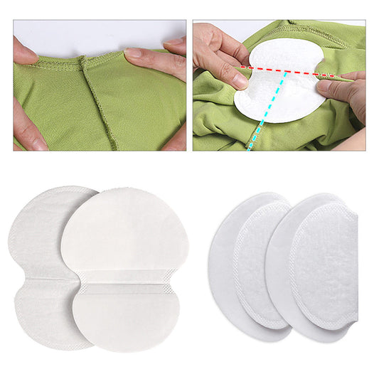 5 x Seturi tampoane anti-transpiratie, culoare Alba-1