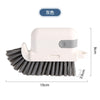 Perie Multifunctionala 3in1 de Curatare, Flippy, pentru Bucatarie, Vesela, Geamuri, Cap Detasabil, 9x15x2.5 cm, Gri-0
