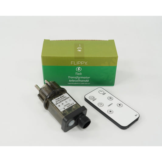 Transformator cu telecomanda, Flippy, Flash, 31 v, negru-0