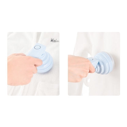 Aparat Pentru Curatat Scame, Par Si Praf, Flippy, Trimmer pentru Diferite Tipuri De Material, Cu Lame Din Otel Inoxidabil, Maner Flexibil, Incarcare Prin USB, 13x8 cm, Albastru-2