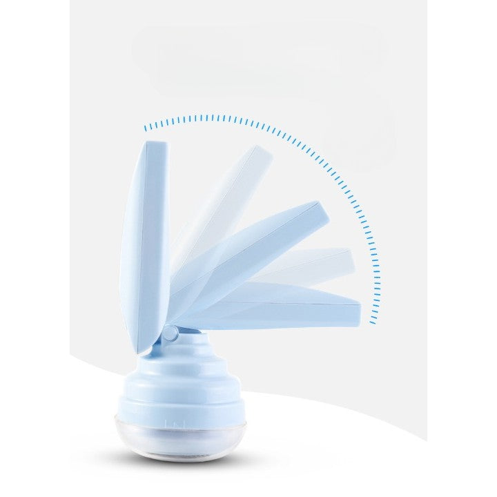 Aparat Pentru Curatat Scame, Par Si Praf, Flippy, Trimmer pentru Diferite Tipuri De Material, Cu Lame Din Otel Inoxidabil, Maner Flexibil, Incarcare Prin USB, 13x8 cm, Albastru-5