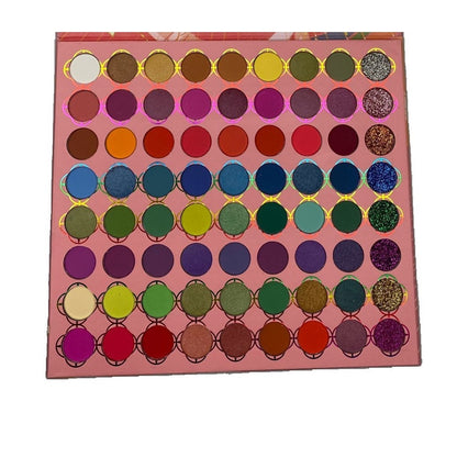 Trusa de machiaj, paleta de farduri Oulanao cu 72 de culori pigmentate, Flippy, Resigilat-4