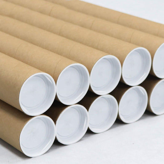 Tub din carton pentru protectie la transport folii si printuri, lungime 130 cm, diametru Ø76mm, grosime perete 4mm-0