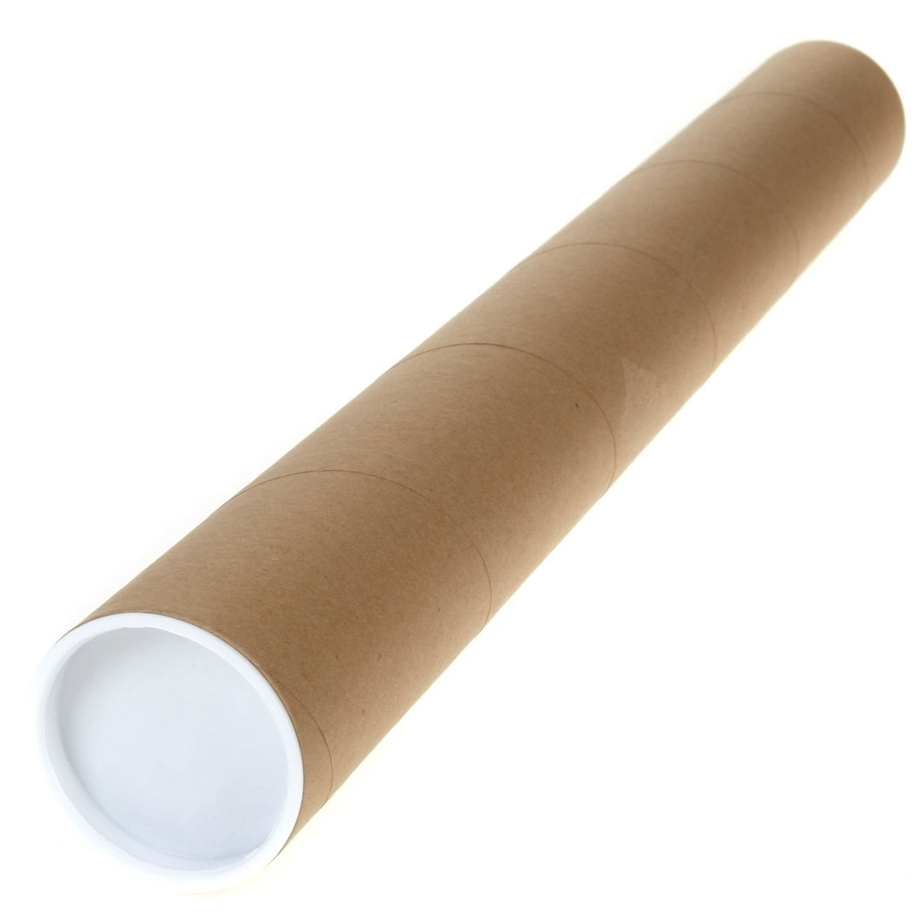 Tub din carton pentru protectie la transport folii si printuri, lungime 130 cm, diametru Ø76mm, grosime perete 4mm-4