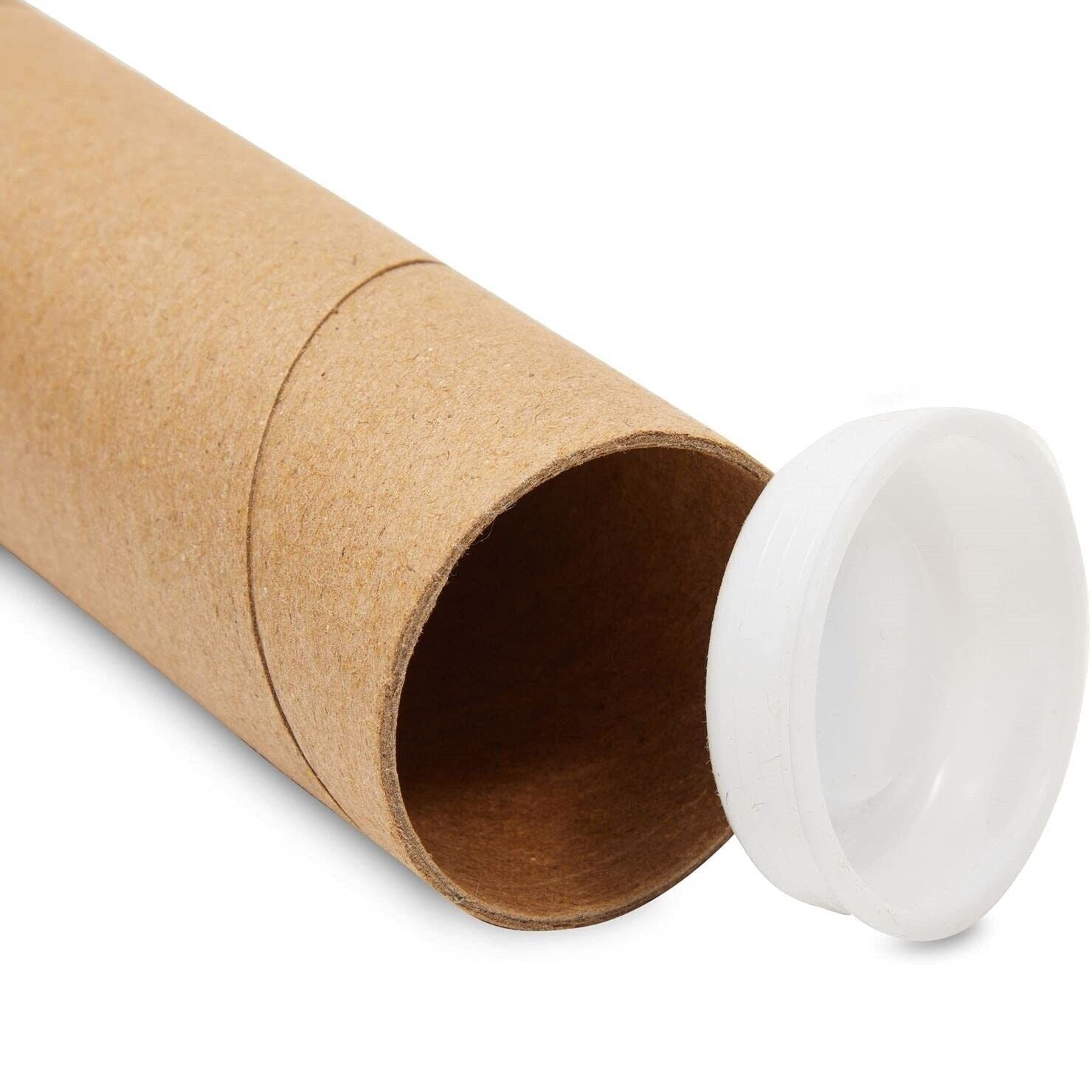 Tub din carton pentru protectie la transport folii si printuri, lungime 130 cm, diametru Ø76mm, grosime perete 4mm-3